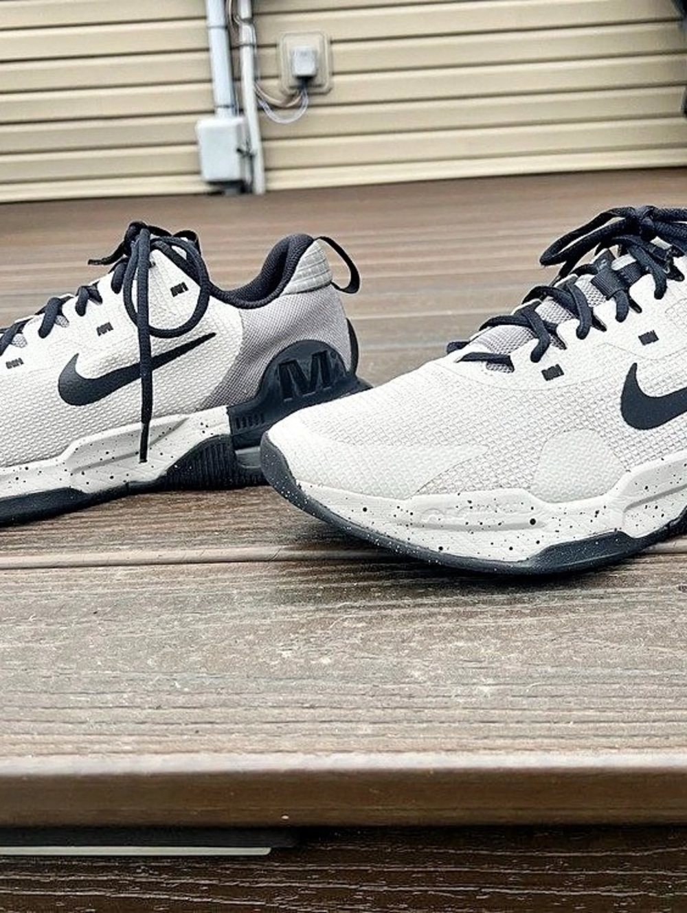 Nike Air Max Alpha Trainer 5 Athletic Shoes Pewter & Black US 10